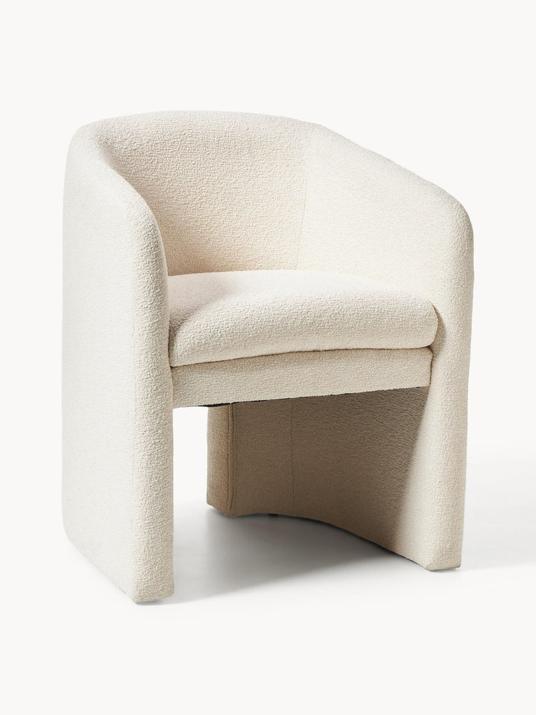 Fauteuil en bouclette Mairo