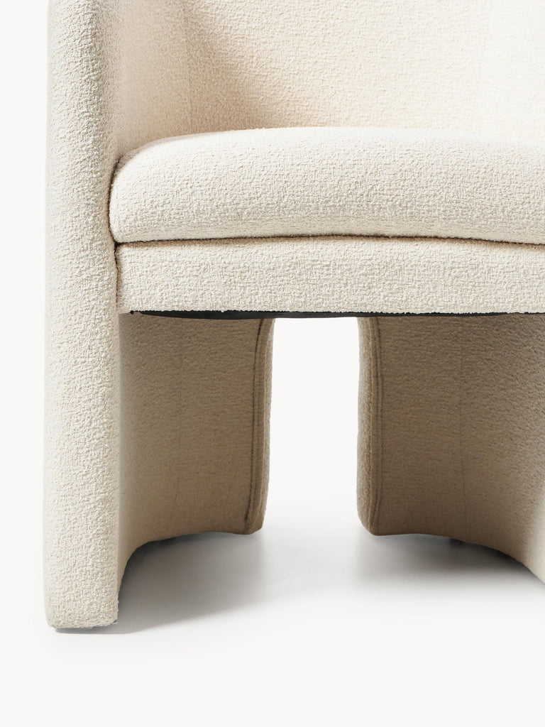 Fauteuil en bouclette Mairo