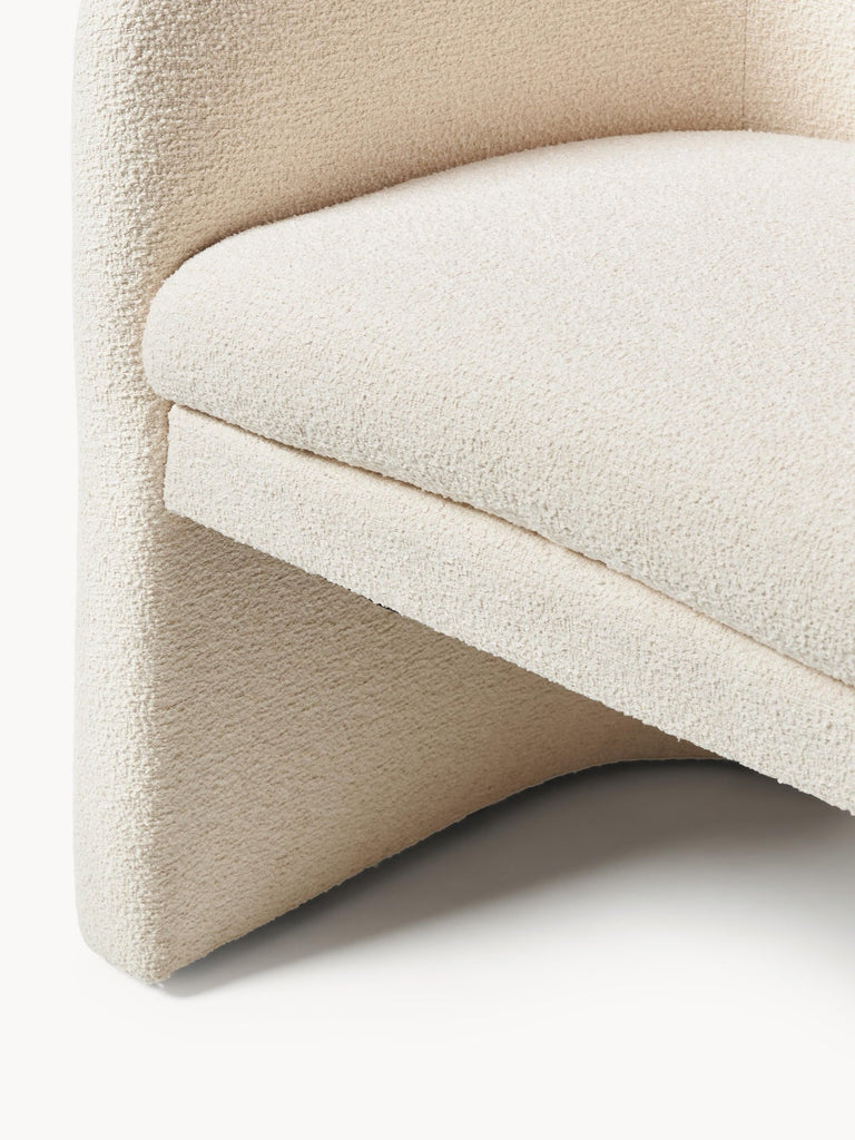 Fauteuil en bouclette Mairo