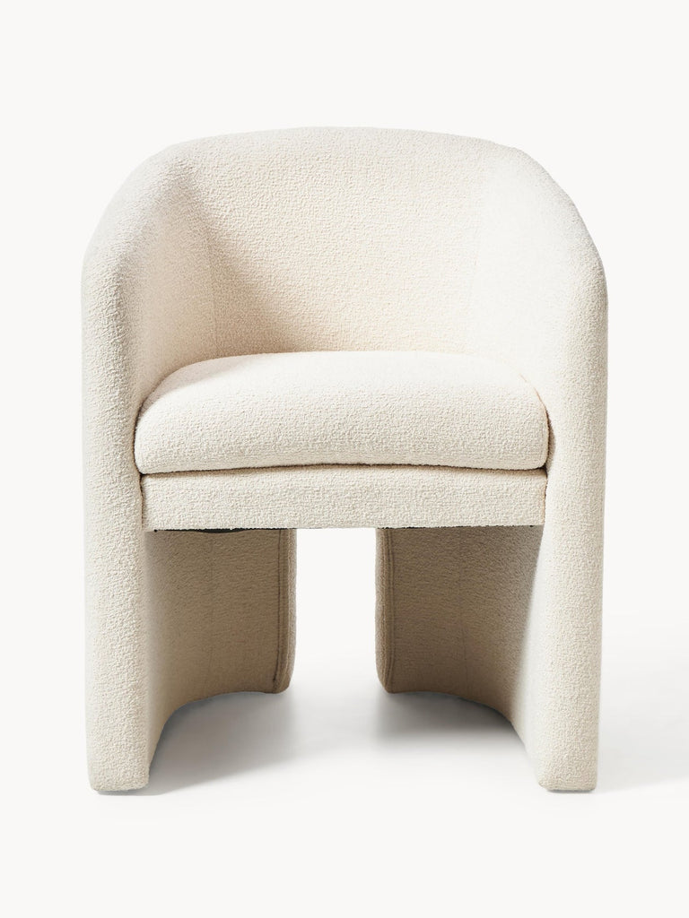 Fauteuil en bouclette Mairo