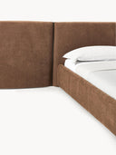 Lit matelassé avec tête de lit rabattable Otis