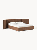Lit matelassé avec tête de lit rabattable Otis