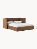Lit matelassé avec tête de lit rabattable Otis