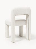 Chaise rembourrée en bouclette Ana