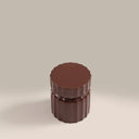 Amara Round  Side Table | Rust Red