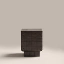 Zephyr Square Side Table | Cocoa