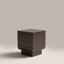 Zephyr Square Side Table | Cocoa