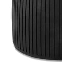 Tonya 1.4m Round Dining Table - Full Black