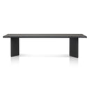 Munoz 3m Elm Dining Table - Full Black