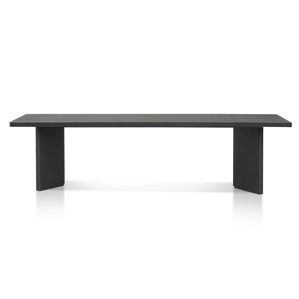 Munoz 3m Elm Dining Table - Full Black