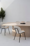 Marta Travertine Dining Table