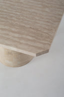 Mavra Travertine Dining Table