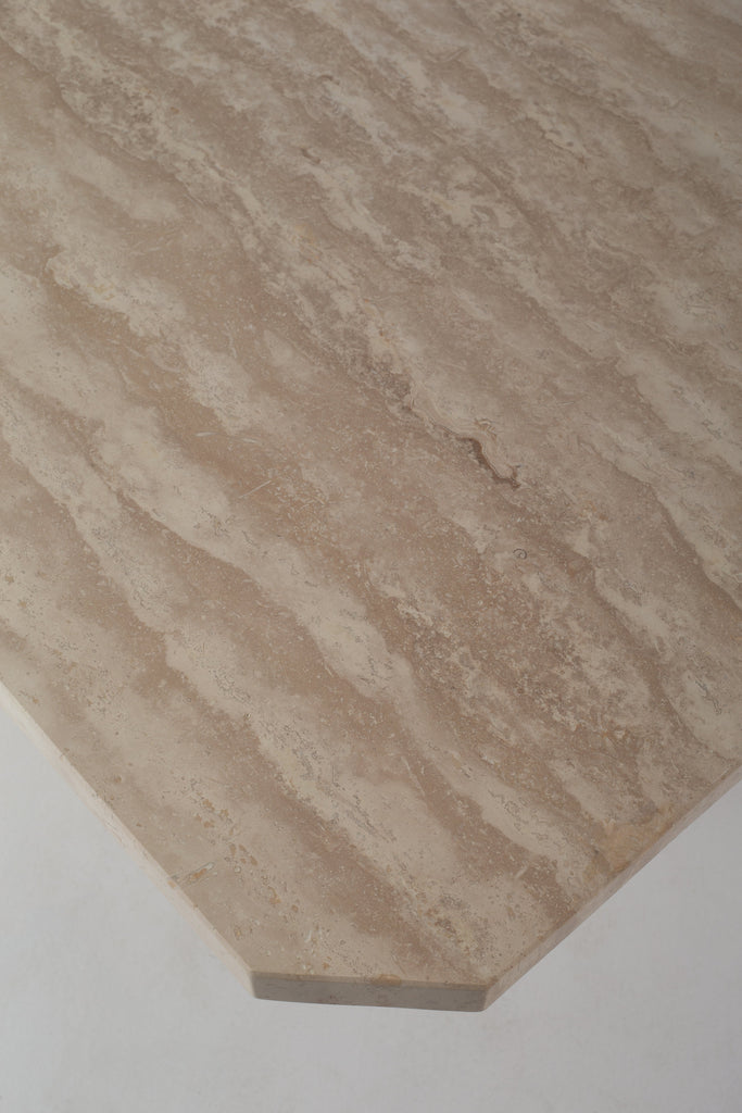 Mavra Travertine Dining Table