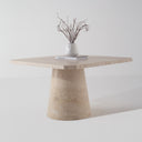 Mavra Travertine Dining Table
