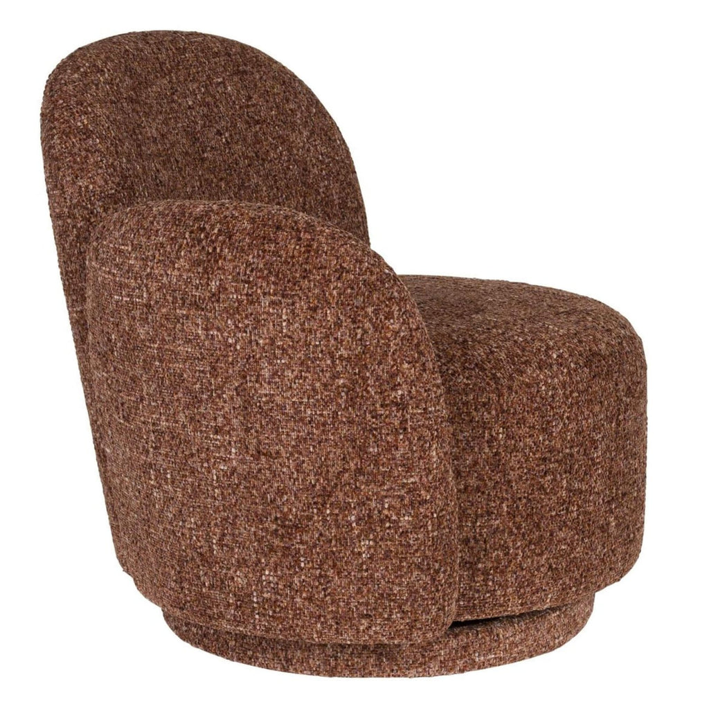 Fauteuil Lounge Rose – Pivotant – Red