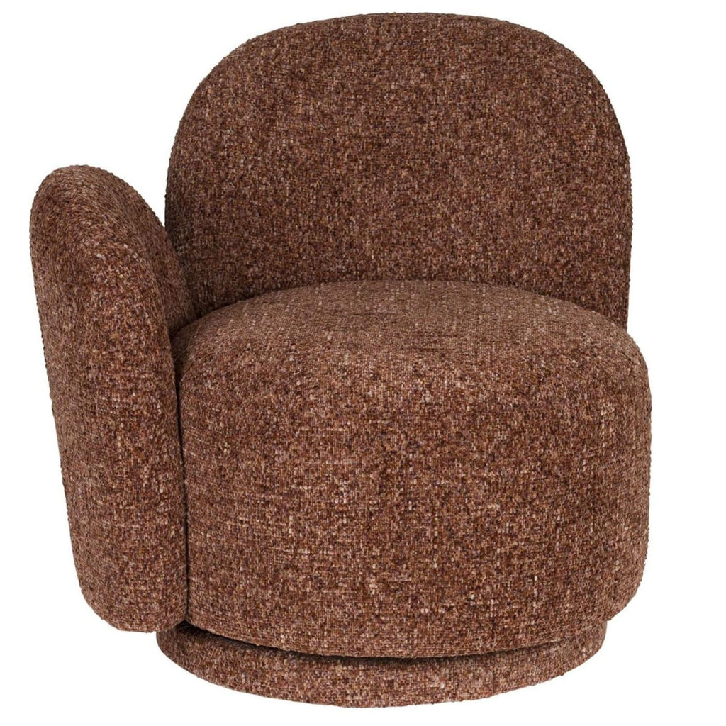 Fauteuil Lounge Rose – Pivotant – Red