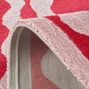 GROOVY - Tapis vintage style année 70 rouge - GRO382ROU