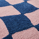 GROOVY - Tapis vintage année 70 bleu - GRO383BLE