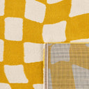 GROOVY - Tapis vintage année 70 jaune - GRO383JAU