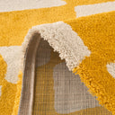 GROOVY - Tapis vintage année 70 jaune - GRO383JAU