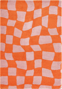 GROOVY - Tapis vintage année 70 orange - GRO383ORA