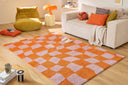 GROOVY - Tapis vintage année 70 orange - GRO383ORA