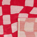 GROOVY - Tapis vintage année 70 rouge - GRO383ROU