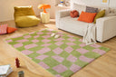 GROOVY - Tapis vintage année 70 vert - GRO383VER