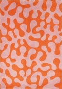 GROOVY - Tapis salon vintage rose - GRO384ROS