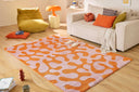 GROOVY - Tapis salon vintage rose - GRO384ROS
