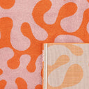 GROOVY - Tapis salon vintage rose - GRO384ROS