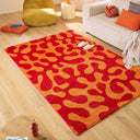 GROOVY - Tapis salon vintage rouge - GRO384ROU