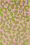 GROOVY - Tapis salon vintage vert - GRO384VER