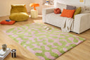 GROOVY - Tapis salon vintage vert - GRO384VER