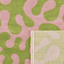 GROOVY - Tapis salon vintage vert - GRO384VER