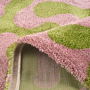 GROOVY - Tapis salon vintage vert - GRO384VER