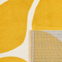 GROOVY - Tapis salon vintage année 70 jaune - GRO385JAU
