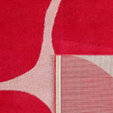 GROOVY - Tapis salon vintage année 70 rouge - GRO385ROU