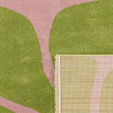 GROOVY - Tapis salon vintage année 70 vert - GRO385VER