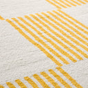 GROOVY - Tapis salon vintage années 70 jaune rayé - GRO386JAU