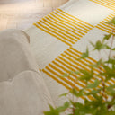 GROOVY - Tapis salon vintage années 70 jaune rayé - GRO386JAU