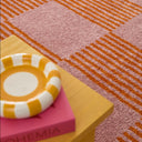 GROOVY - Tapis salon vintage années 70 orange rayé - GRO386ORA