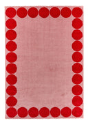 GROOVY - Tapis salon esprit seventies rose - GRO388ROU