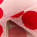 GROOVY - Tapis salon esprit seventies rose - GRO388ROU