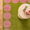 GROOVY - Tapis salon esprit seventies vert - GRO388VER