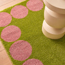 GROOVY - Tapis salon esprit seventies vert - GRO388VER