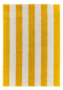 GROOVY - Tapis seventies jaune rayé - GRO390JAU