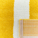GROOVY - Tapis seventies jaune rayé - GRO390JAU