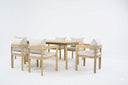 PALMA Ensemble table + 6 chaises pour l’extérieur