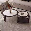 LORINE – Set de 2 tables basses de lux 90 / 60 cm